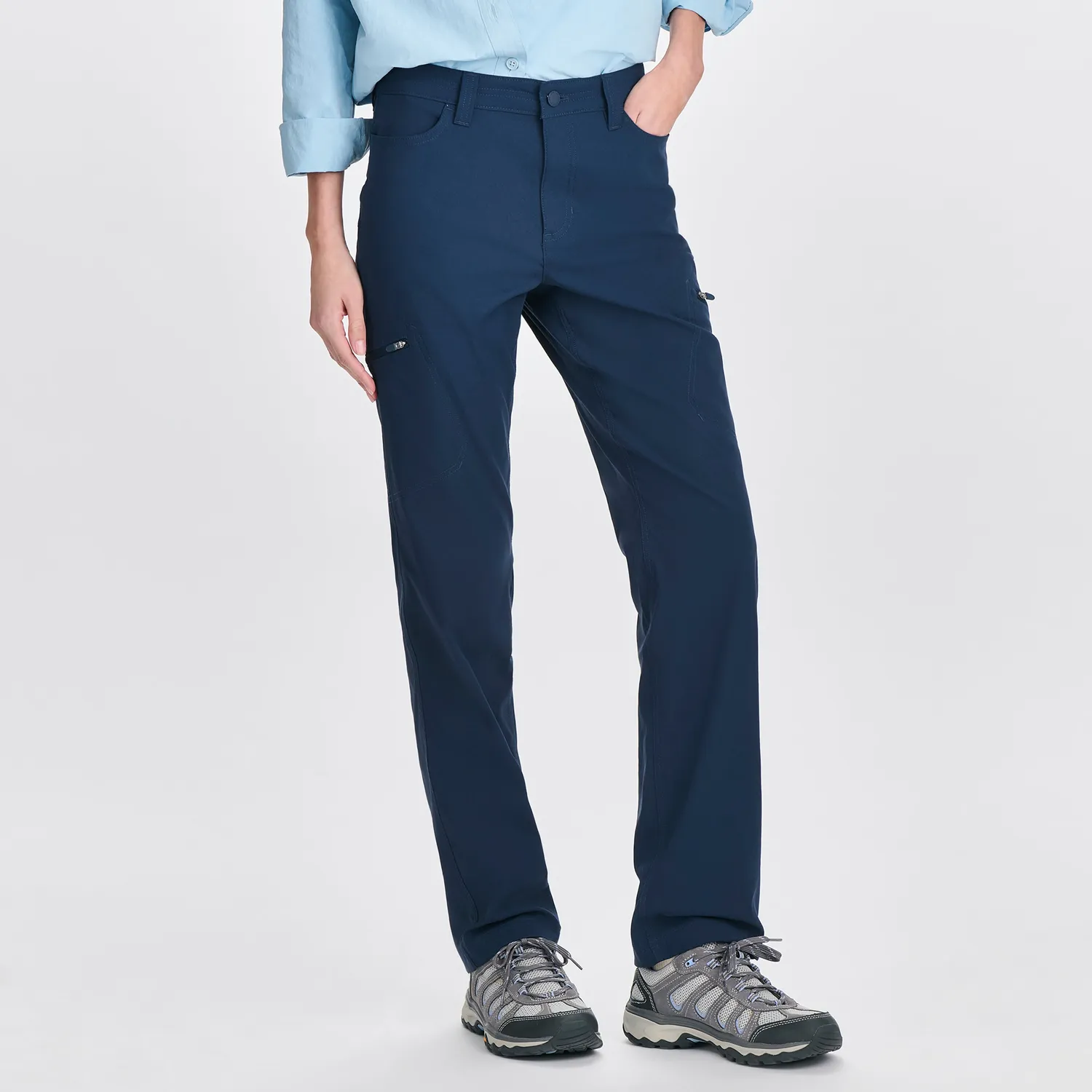 Eddie Bauer Guide Pro High Rise pantaloni dama negri