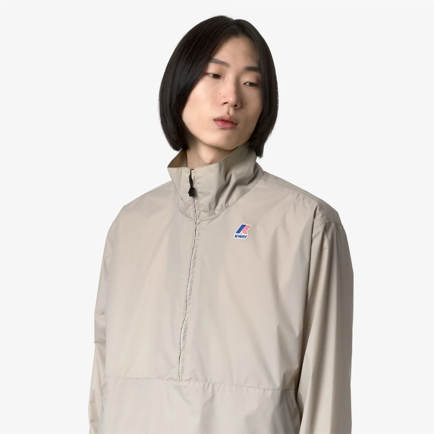 K-Way Orson geacă unisex Beige Grey impermeabilă