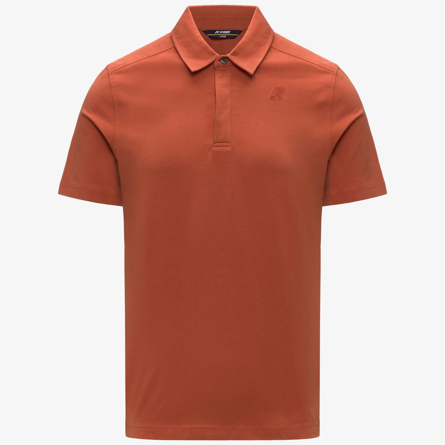 K-Way Viggo tricou polo bărbați portocaliu slim