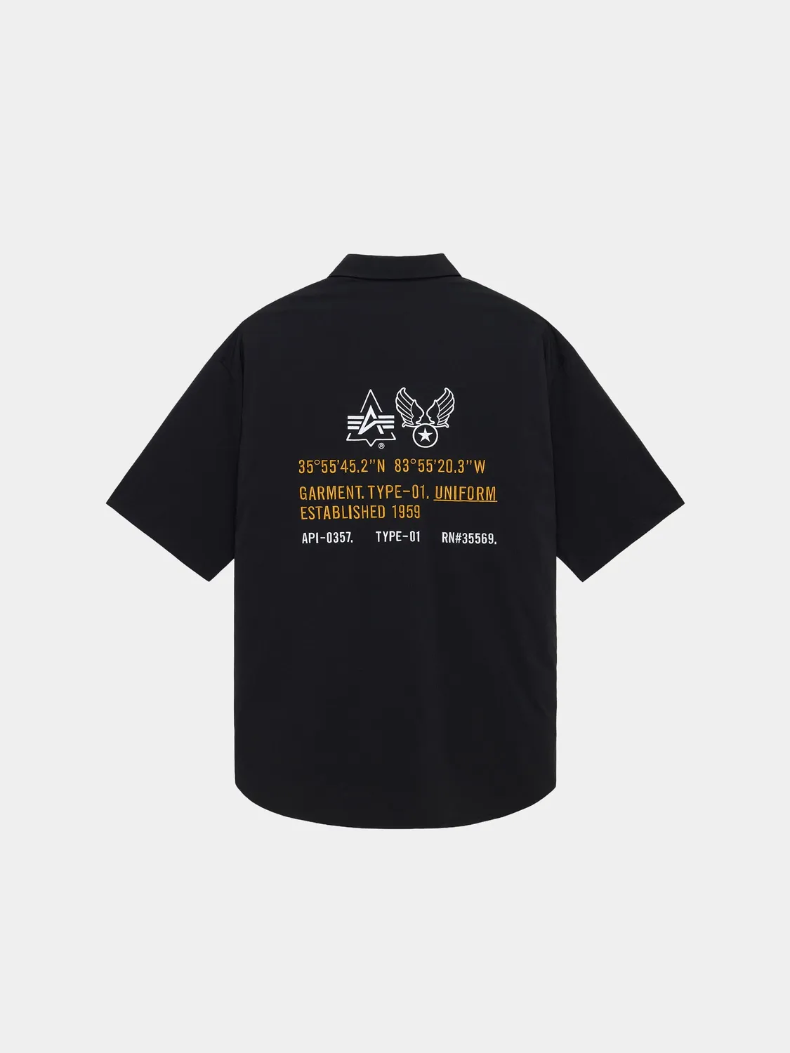 Alpha Industries Fatigue Relaxed camasa Black cu buzunare cargo