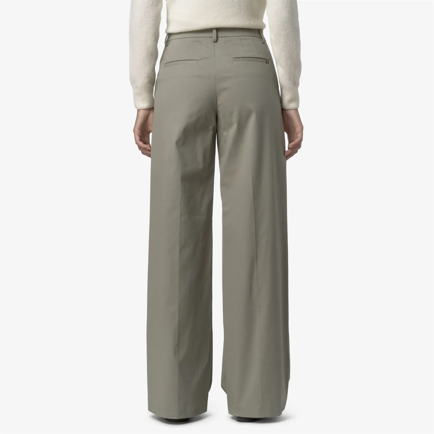 K-Way Tyanne pantaloni chino dama verde twill