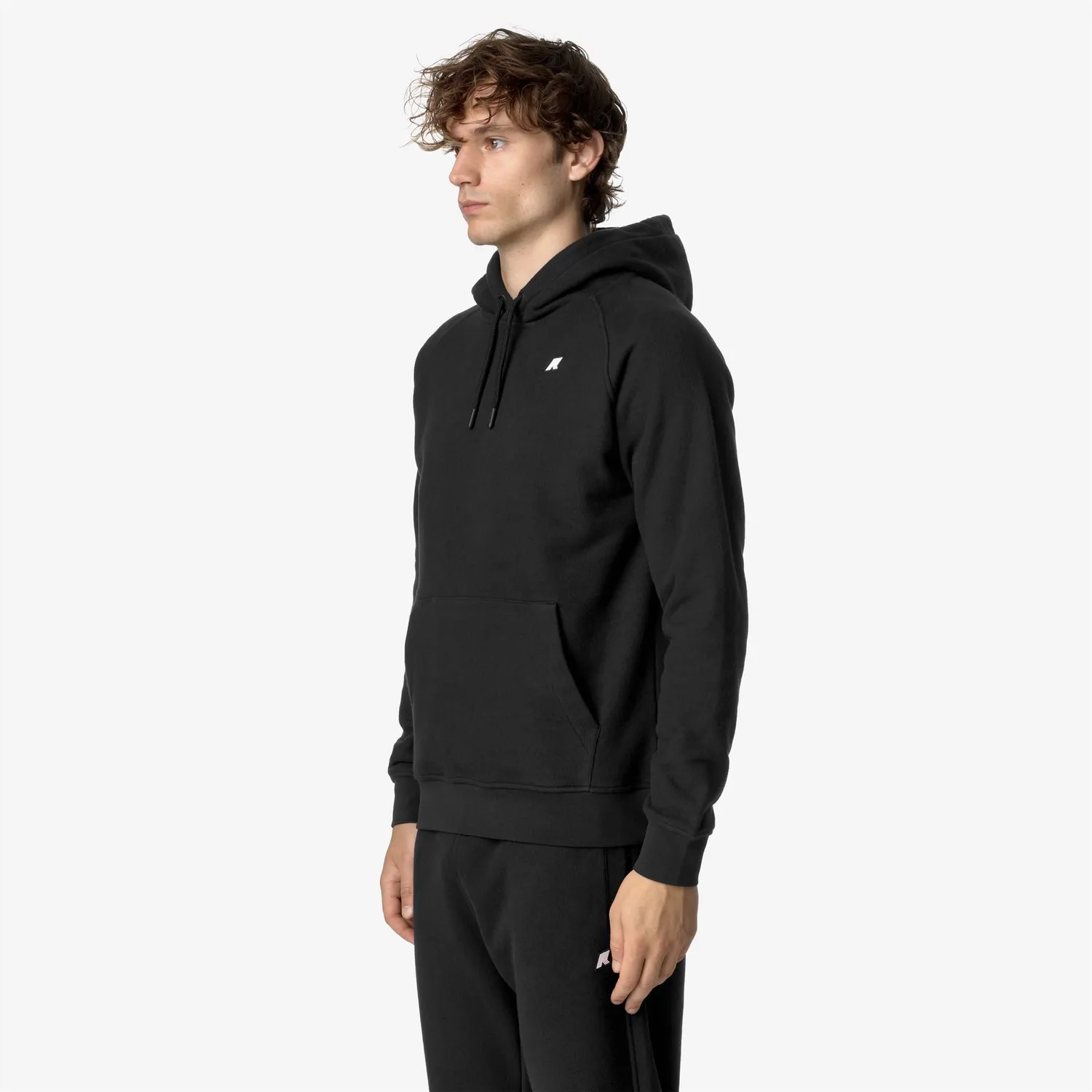 K-Way Alban Heavy Fleece hanorac bărbați negru