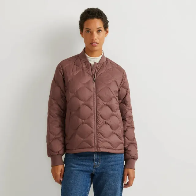 Eddie Bauer Shaw geaca bomber negru dama cu puf