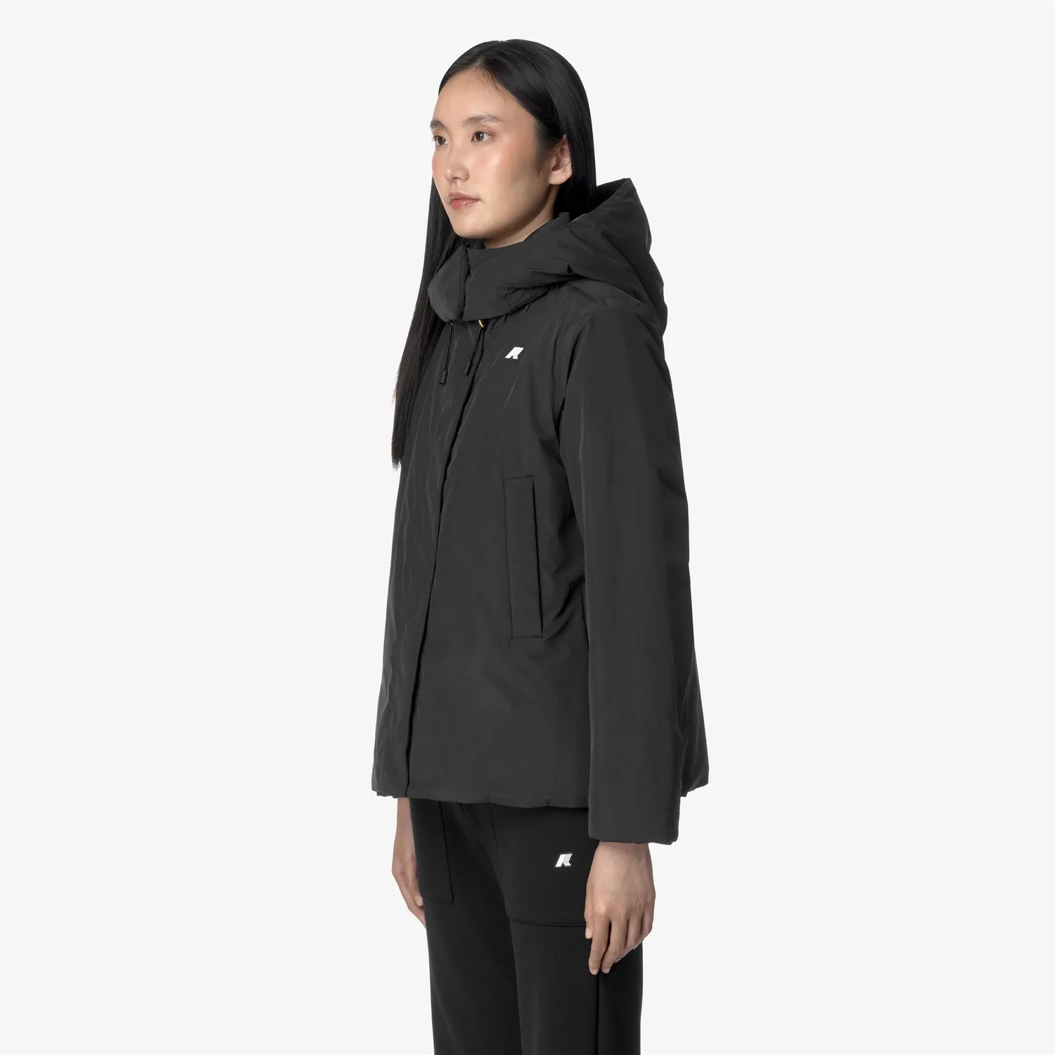 K-Way Marlette Soft Touch geaca dama neagra calduroasa