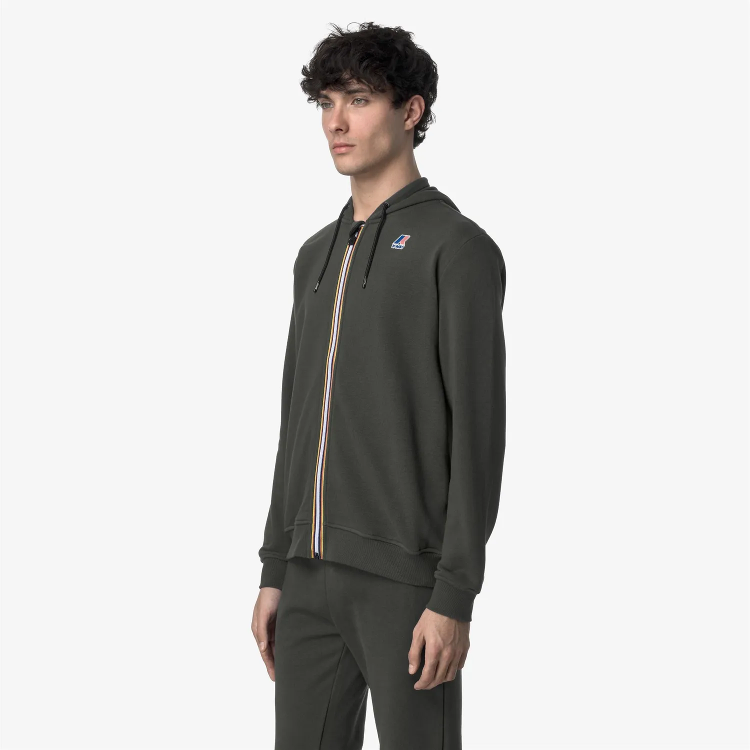 K-Way Arnel hanorac fleece verde negricios unisex moale