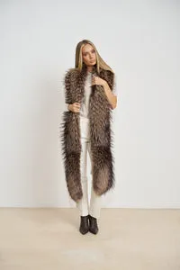 Mareus 686 șal vulpe Pastel lung 250 cm
