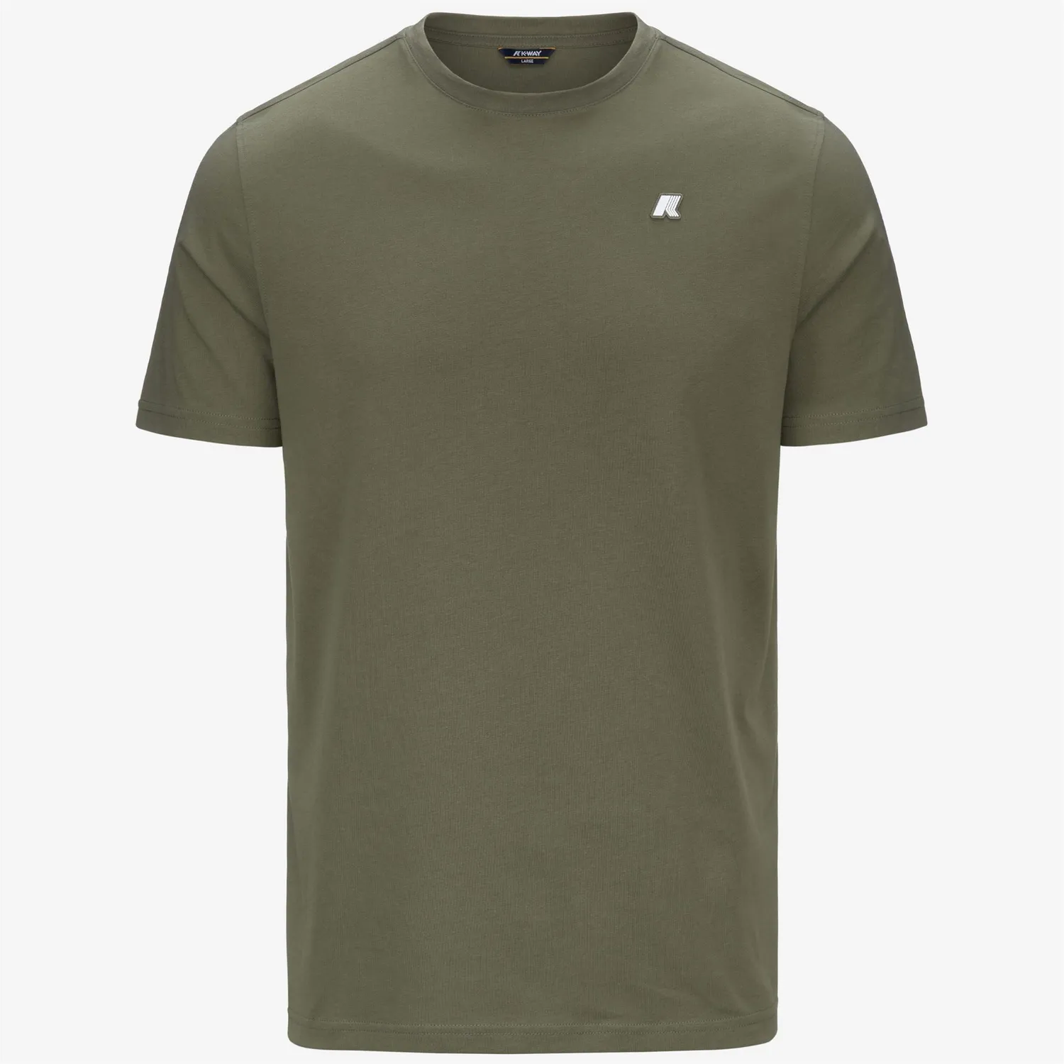 K-Way Odom Jersey Slim tricou barbati verde lichen slim