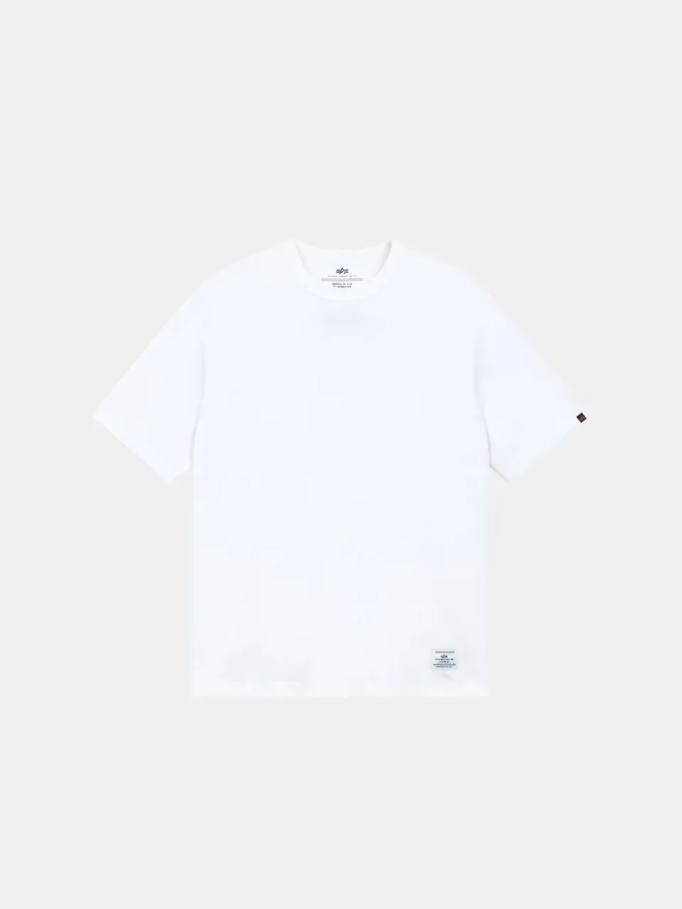 Alpha Industries Short Sleeve Relaxed Tee tricou alb bumbac