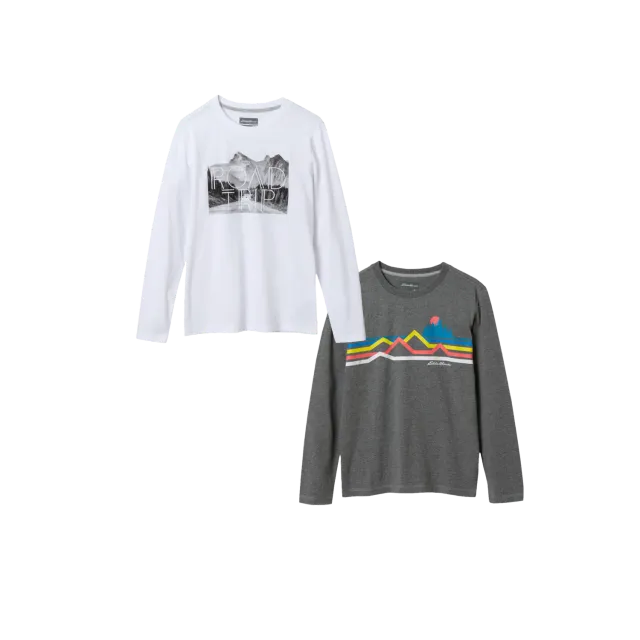 Eddie Bauer tricou băieți 2-pack albastru