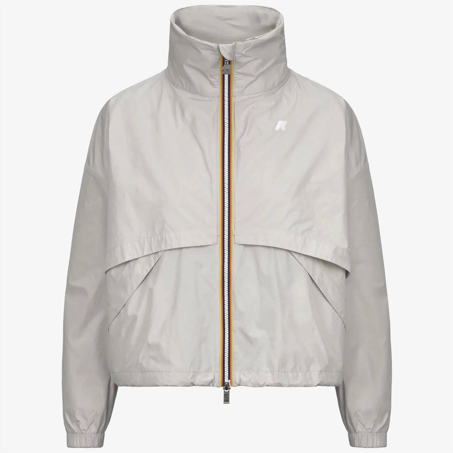 K-Way Aubette Memory Touch geaca dama bej scurta impermeabila