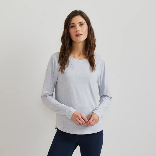 Eddie Bauer Trek Light bluza dama maneca lunga albastru