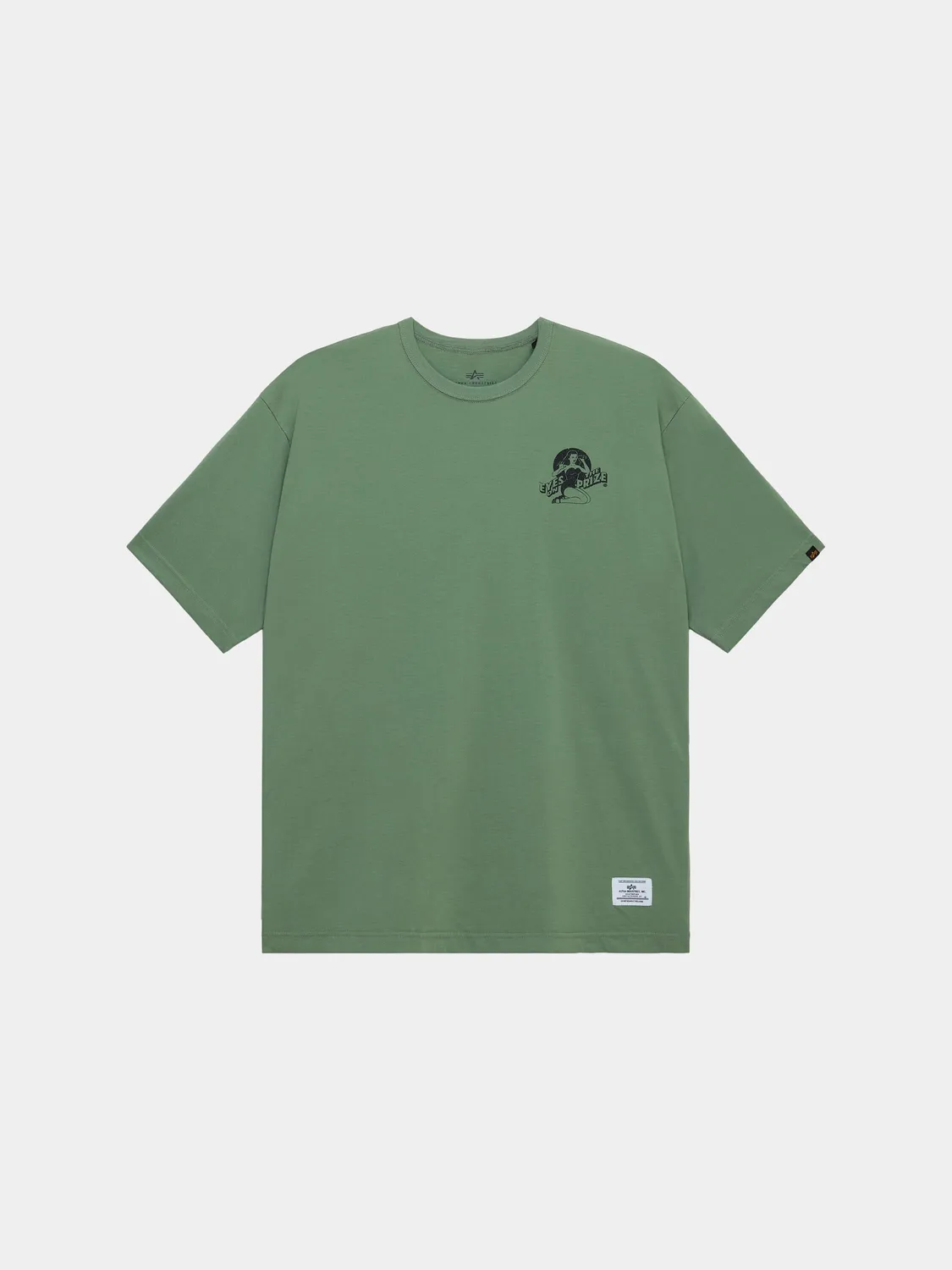 Alpha Industries Eyes On The Prize tricou moss bumbac