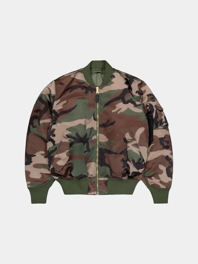 Alpha Industries MA-1 3M Base geaca bomber camo nylon
