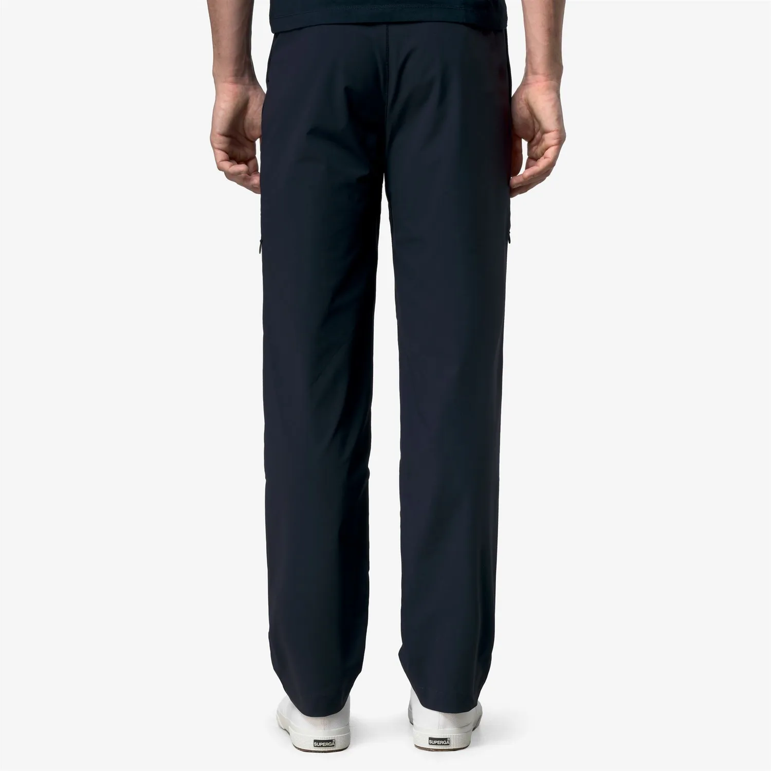 K-Way Merager Travel pantaloni sport Blue Depth impermeabili
