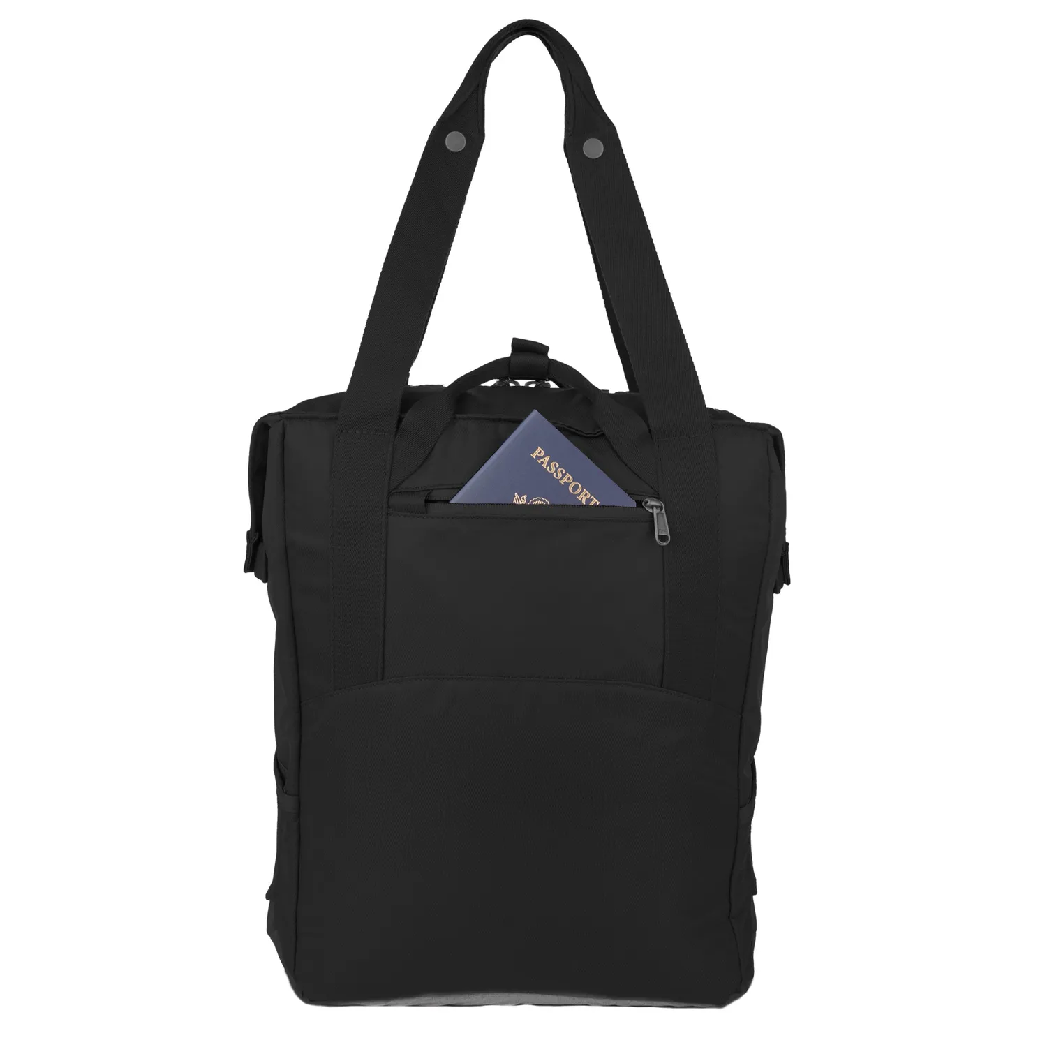 Eddie Bauer Skylar Tote geanta 25L neagra nailon reciclat