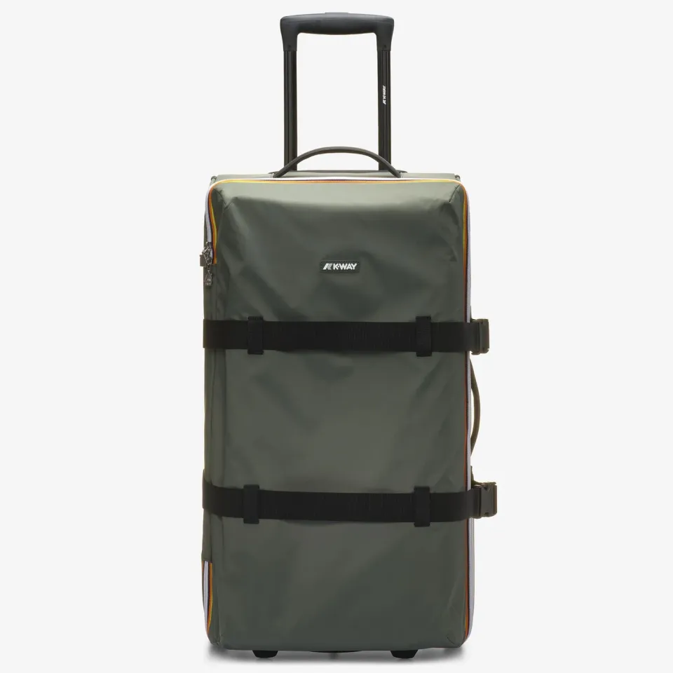 K-Way Blossac M Troler 66L Verde-Negru Impermeabil
