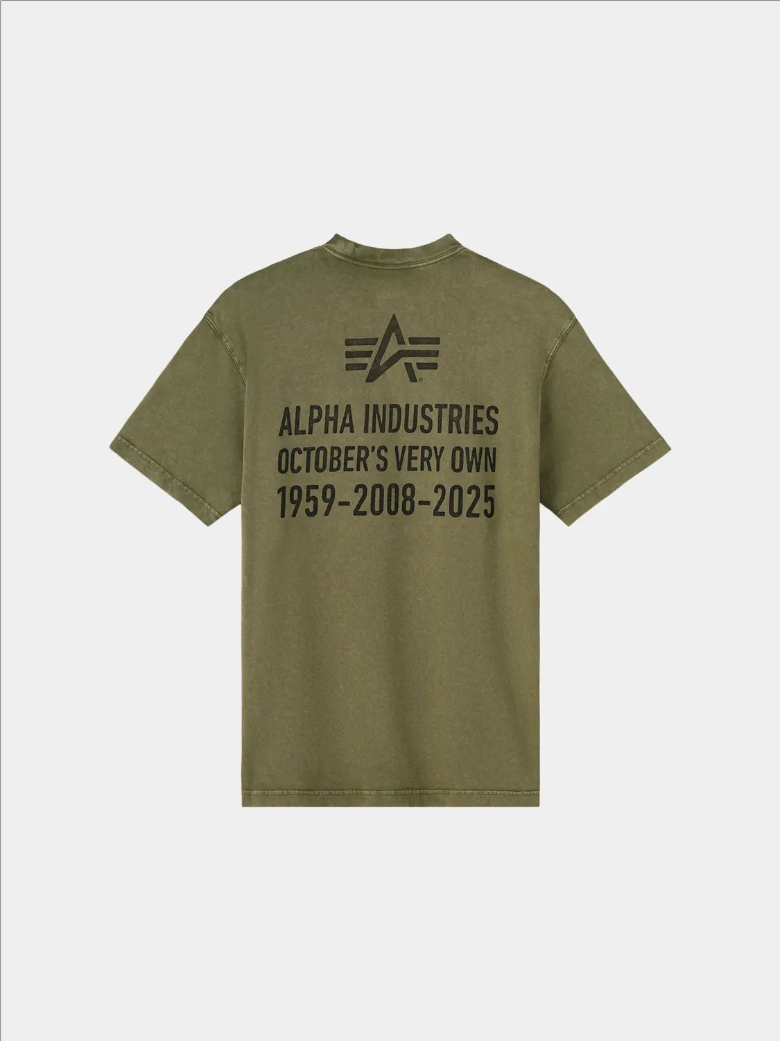 Alpha Industries OVO Garment Dye tricou negru bumbac