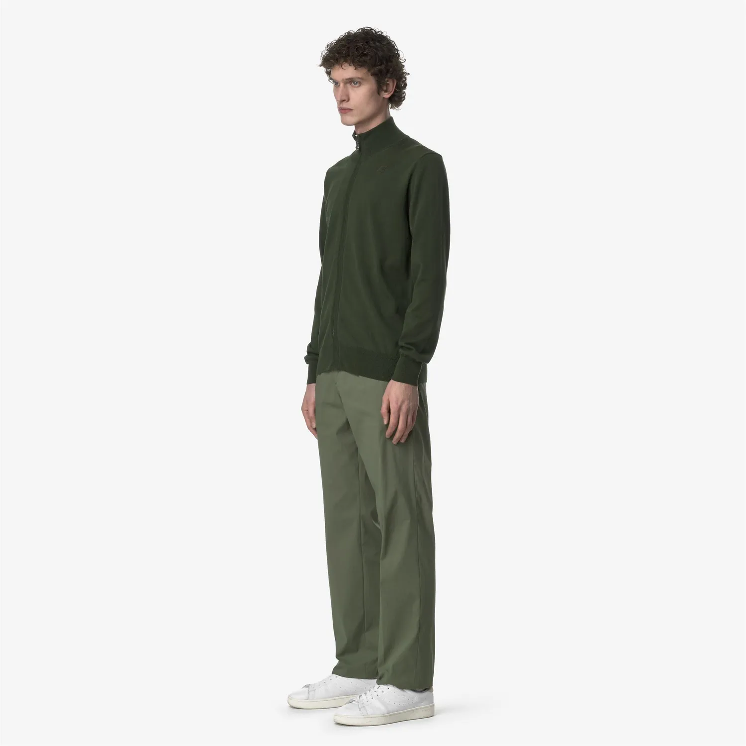 K-Way Ralph Twill Tech pantaloni barbati Green Lichen chino