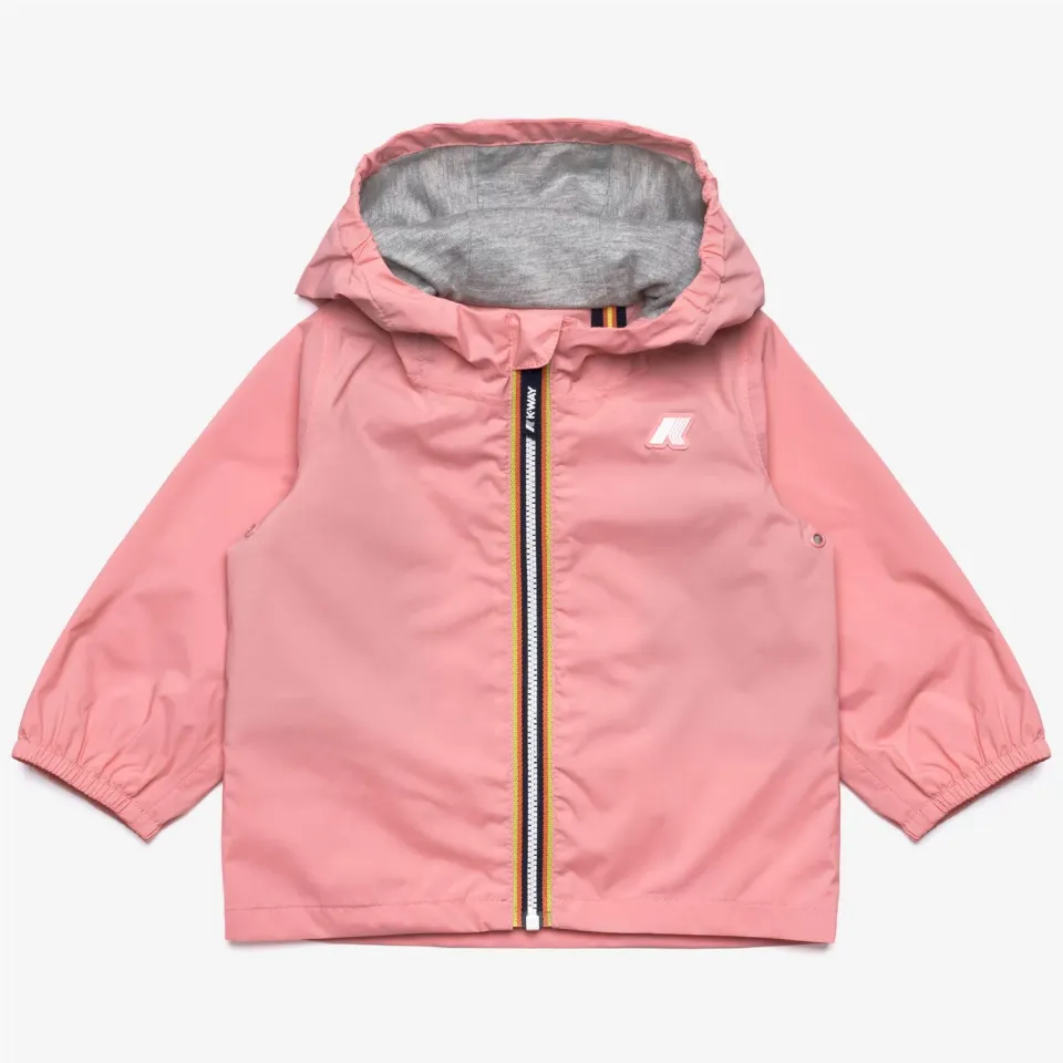 K-Way Jack Stretch geaca copii roz scurta impermeabila