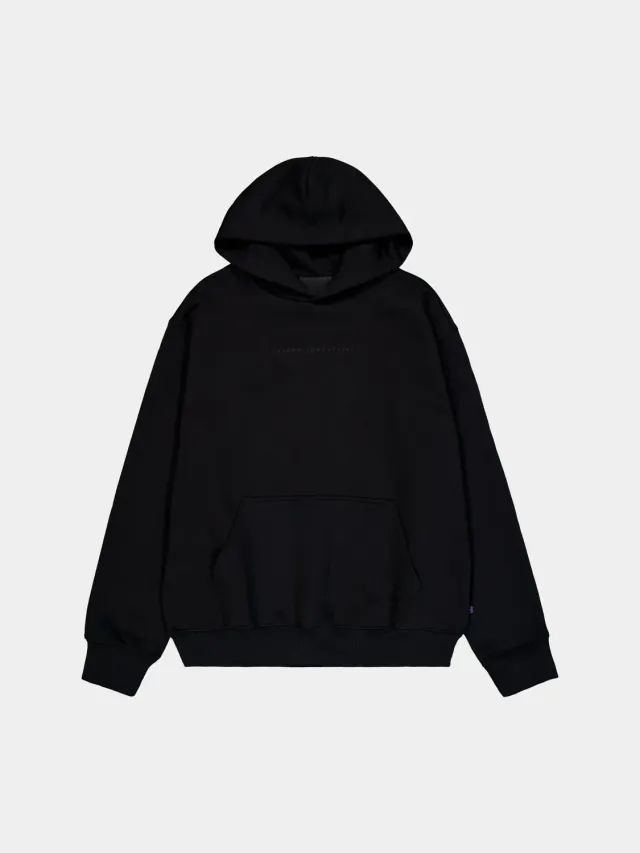 Alpha Industries Base hanorac negru cu gluga