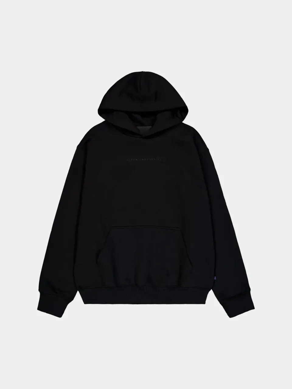 Alpha Industries Base hanorac negru cu gluga