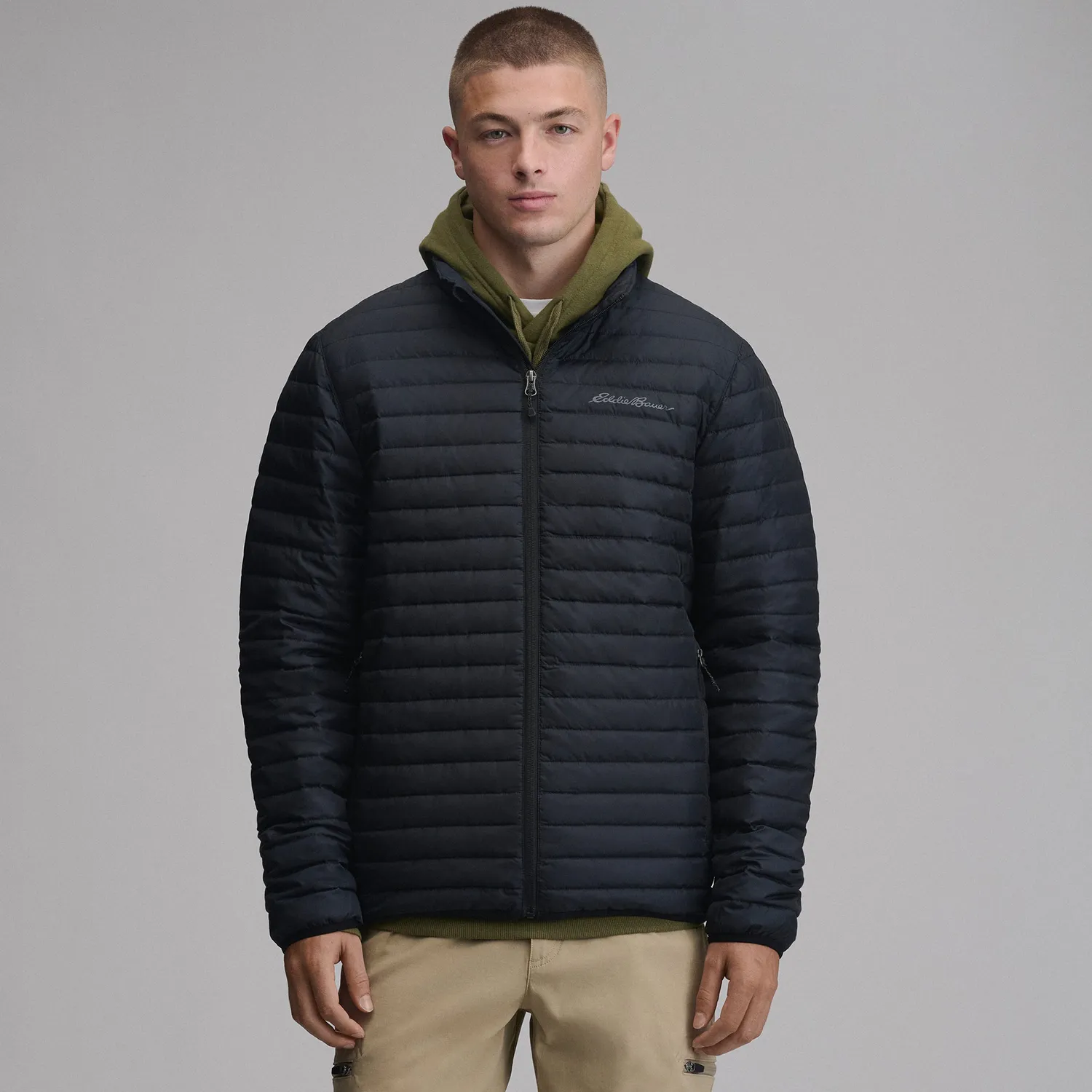 Eddie Bauer Microlight Down geaca puf Antique Pine usoara