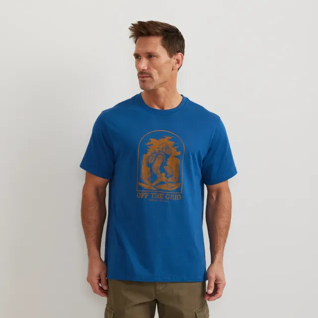 Eddie Bauer Off The Grid tricou willow blue regular