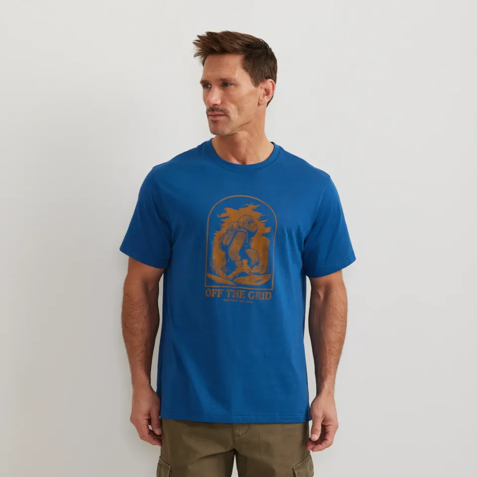 Eddie Bauer Off The Grid tricou willow blue regular