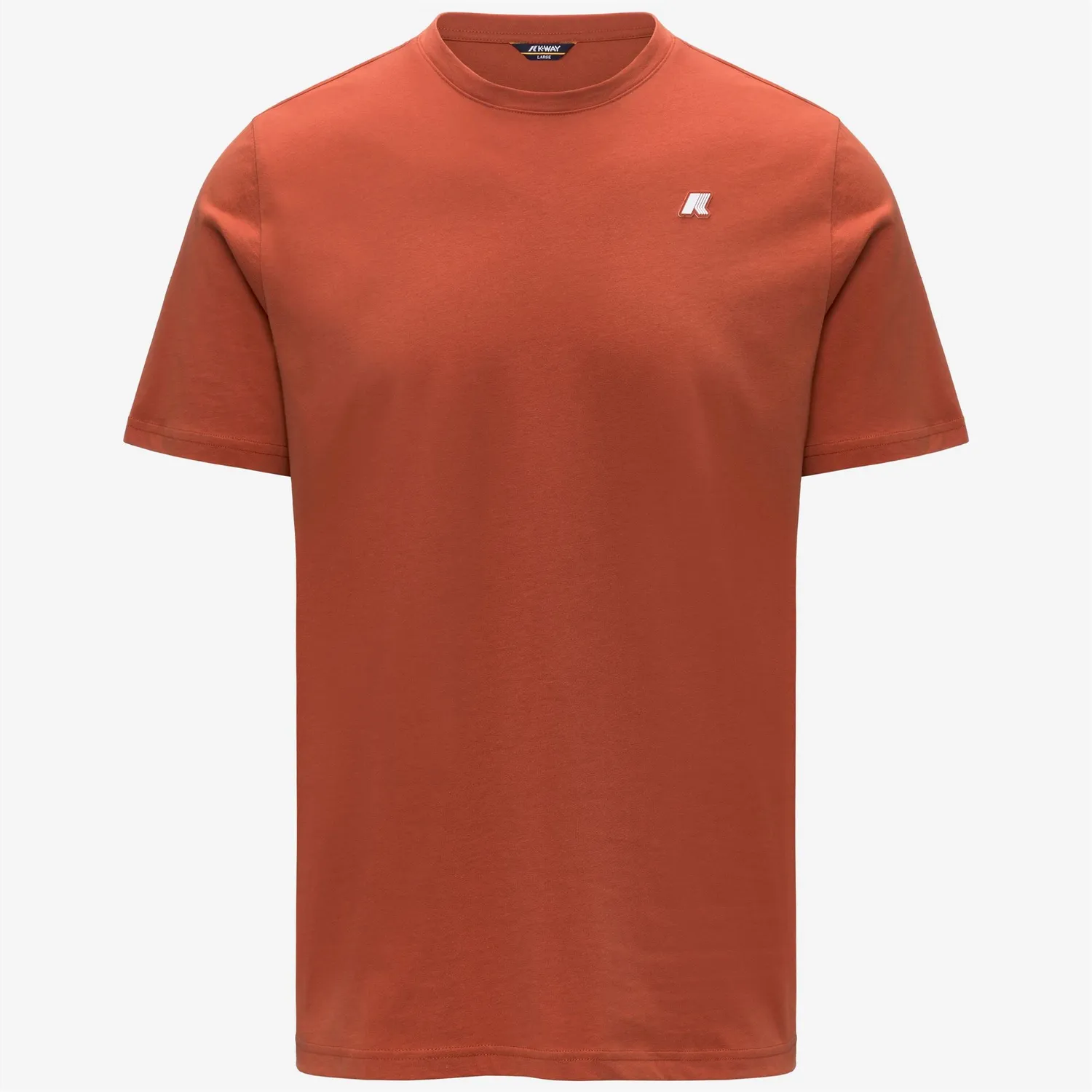 K-Way Odom Jersey Slim tricou bărbați Orange Brownish