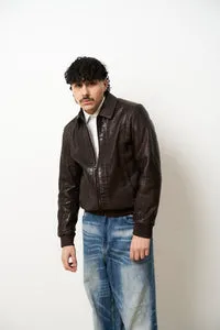 Mareus Obsidian 117 geaca piele intoarsa negru barbati