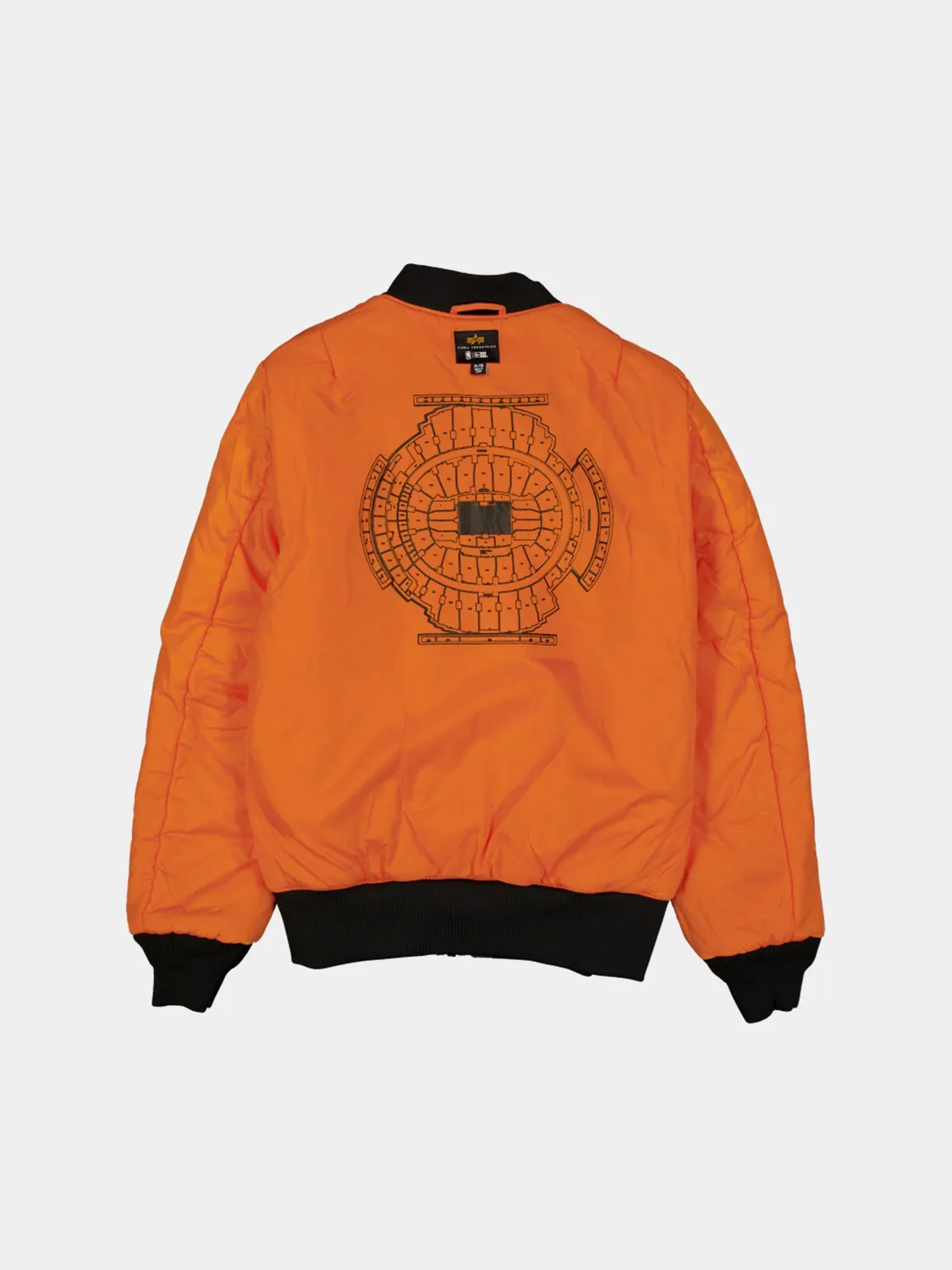 Alpha Industries New York Knicks MA-1 geacă bomber negru camo