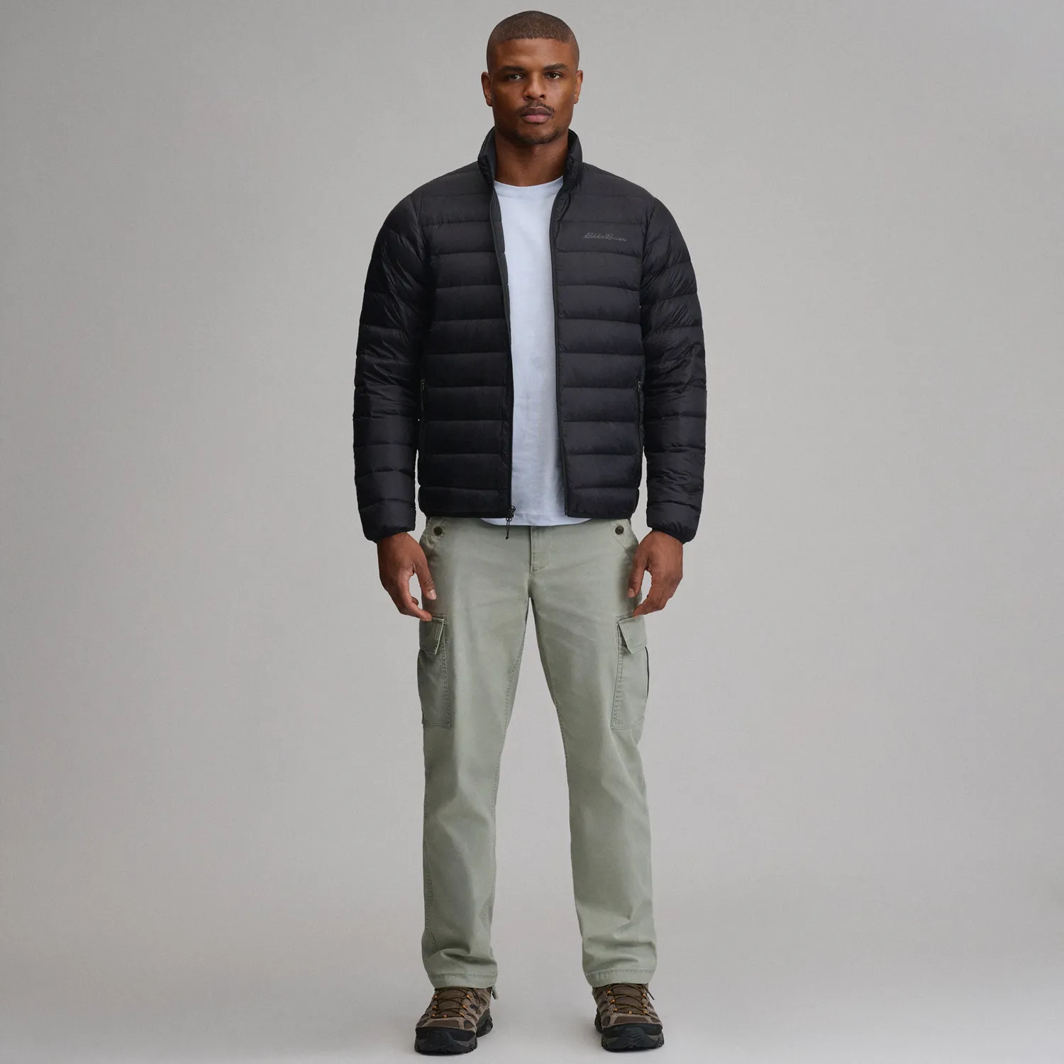 Eddie Bauer CirrusLite geacă puf bărbați negru ușoară