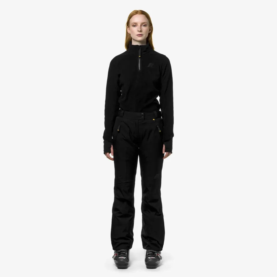 K-Way Bonneval pantaloni dama negri ski impermeabili