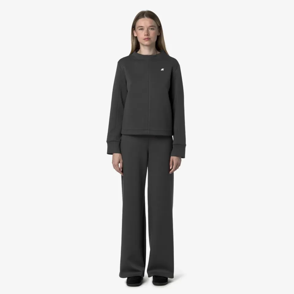 K-Way Loire Light Spacer pantaloni dama gri evazati