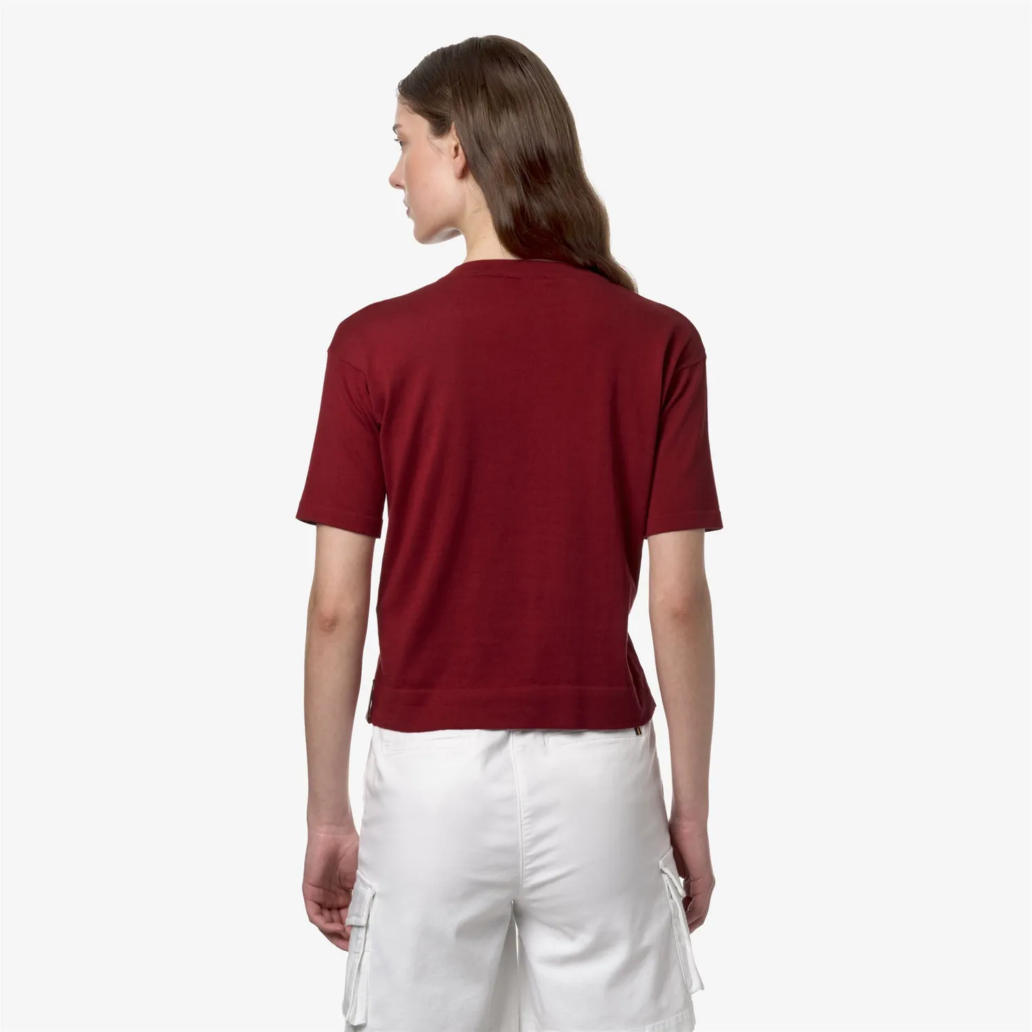 K-Way Esmer pulover dama Red Dk bumbac egiptean