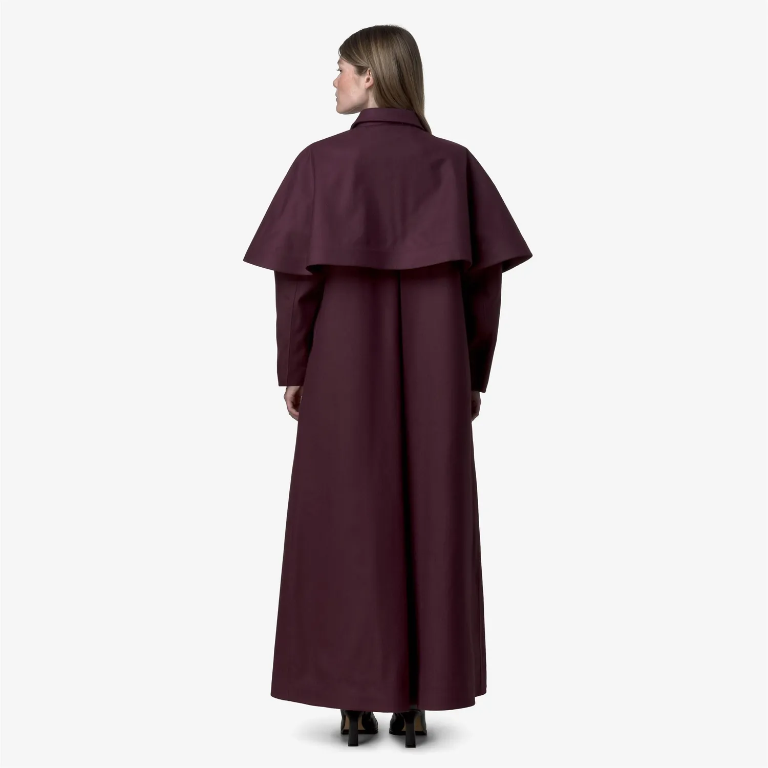 K-Way Bless Tech Wool 3L palton dama rosu lana