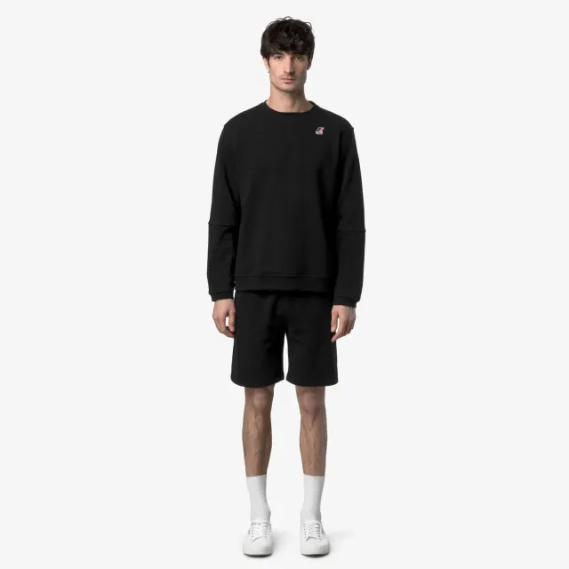 K-Way Nael K1126FW hanorac unisex negru bumbac