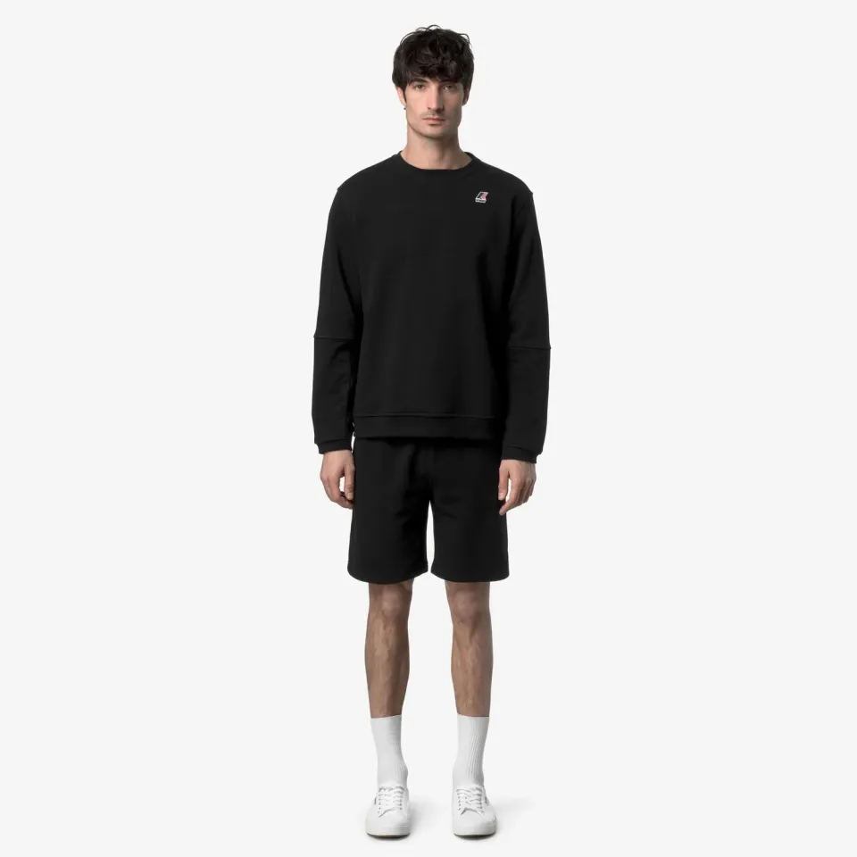K-Way Nael K1126FW hanorac unisex negru bumbac