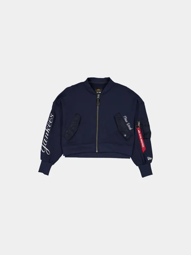 Alpha Industries L-2B New York Yankees geaca dama bleumarin bumbac