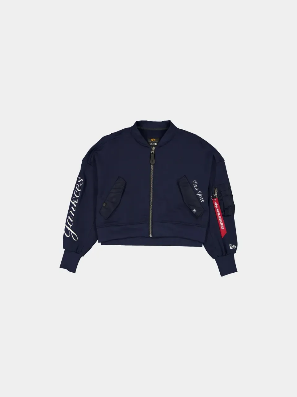 Alpha Industries L-2B New York Yankees geaca dama bleumarin bumbac