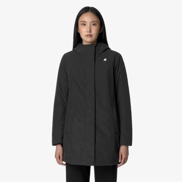 K-Way Sophie Soft Touch Marmotta geaca dama neagra impermeabila