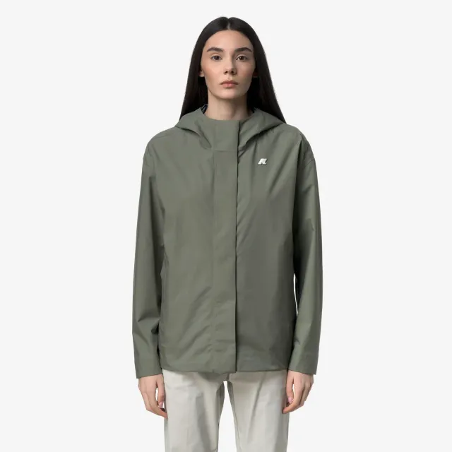 K-Way Rose Stretch 2L geacă damă verde impermeabilă