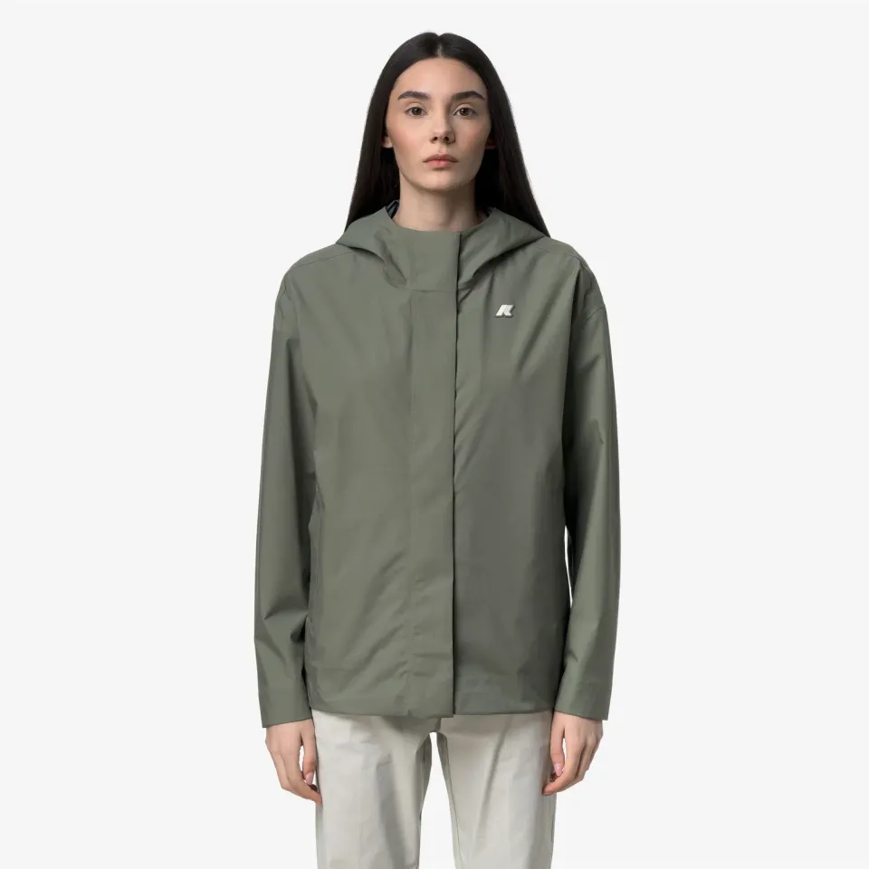 K-Way Rose Stretch 2L geacă damă verde impermeabilă