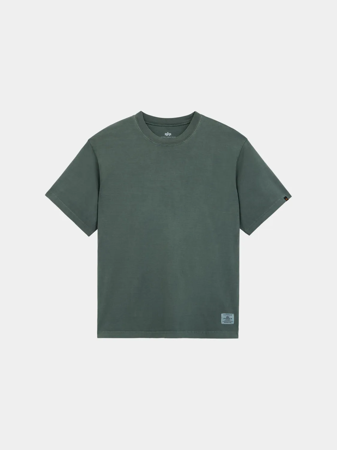 Alpha Industries Essential Battlewash tricou negru bumbac