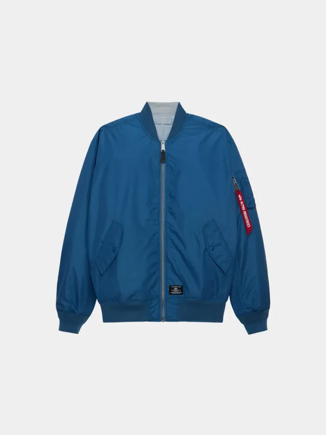 Alpha Industries L-2B Oversized geacă Denim Blue reversibilă