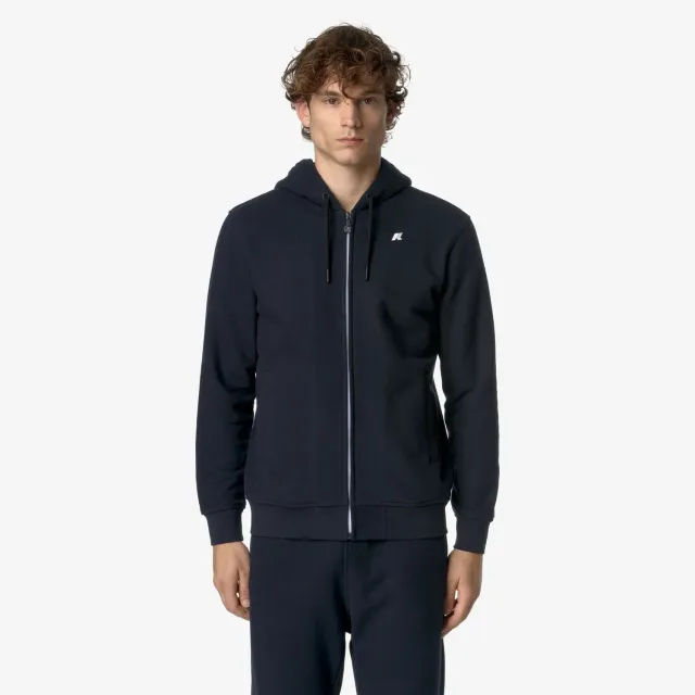 K-Way Anthony hanorac barbati albastru fleece gros