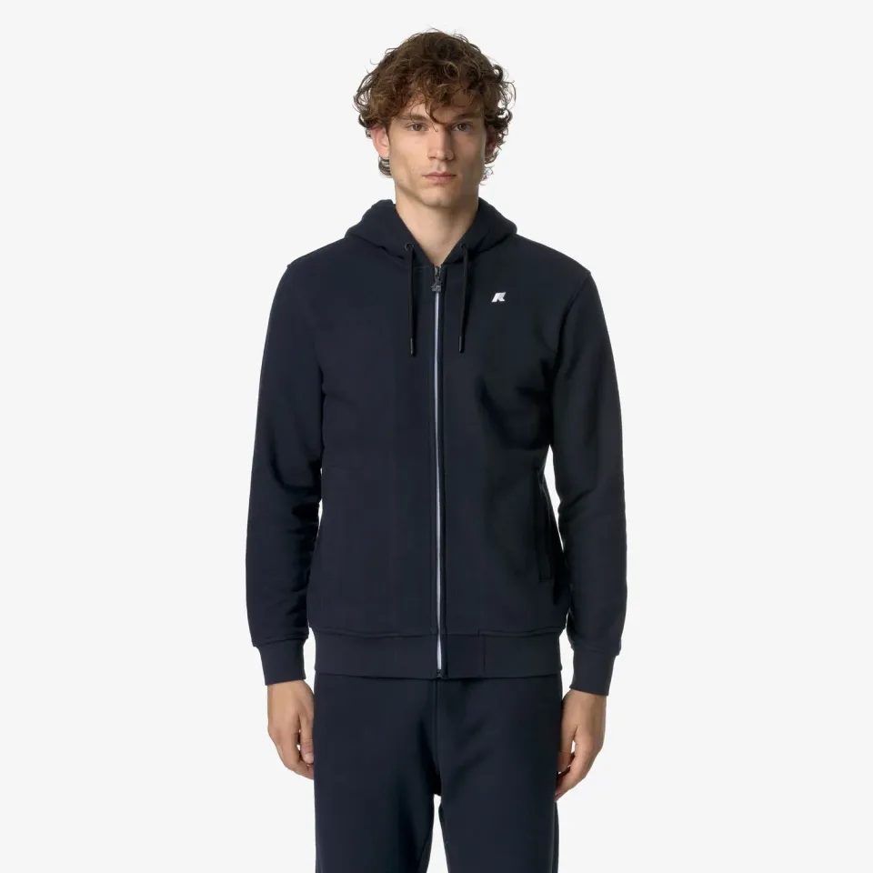 K-Way Anthony hanorac barbati albastru fleece gros