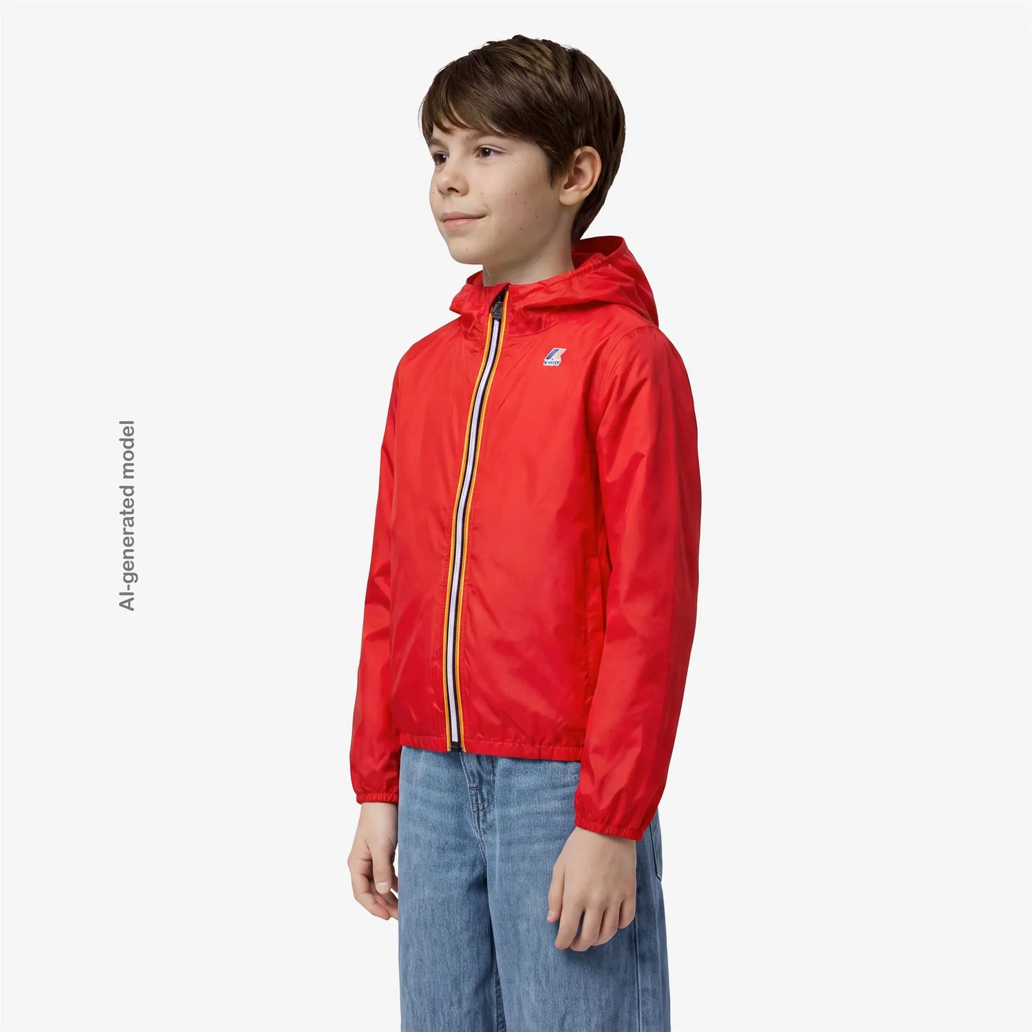 K-Way P. Le Vrai 4.0 Claude geaca copii rosie