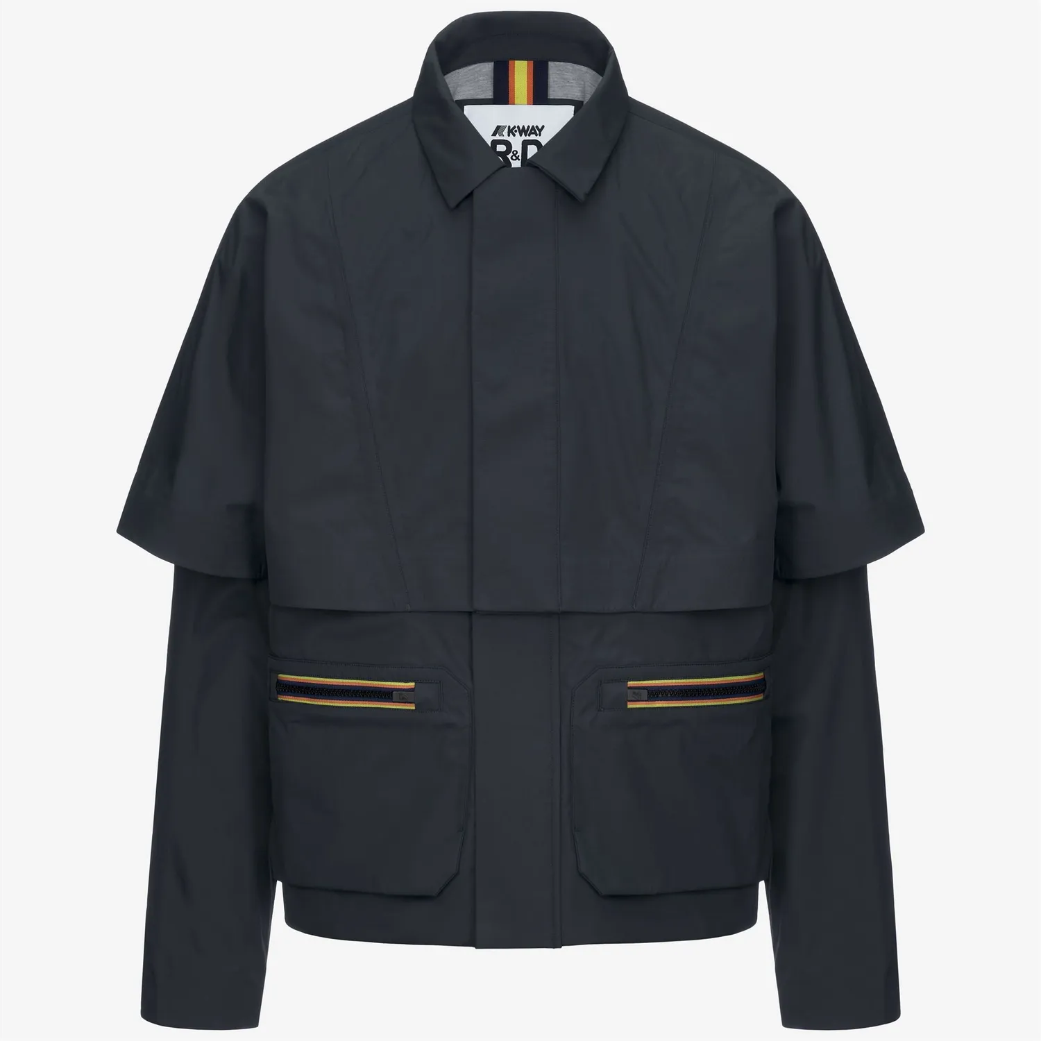 K-Way Claf 4.0 Wool geacă scurtă albastră impermeabilă