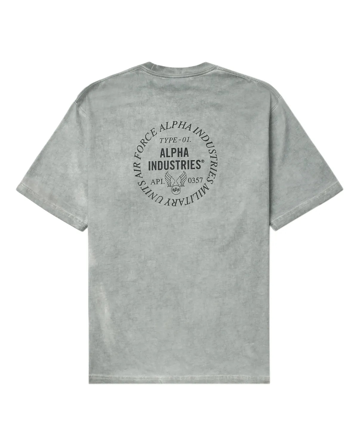 Alpha Industries UNFRM Type-01 tricou gri bumbac